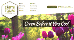 Desktop Screenshot of earthtonesgreenery.com